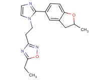 5-ethyl-3-{2-[2-(2-methyl-2,3-dihydro-1-benzofuran-5-yl)-1H-imidazol-1-yl]ethyl}-1,2,4-oxadiazole