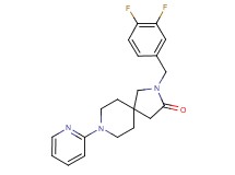 2-(3,4-difluorobenzyl)-8-(2-pyridinyl)-2,8-diazaspiro[4.5]decan-3-one
