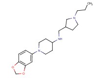 1-(1,3-benzodioxol-5-yl)-N-[(1-propylpyrrolidin-3-yl)methyl]piperidin-4-amine