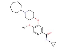 3-[(1-cycloheptyl-4-piperidinyl)oxy]-N-cyclopropyl-4-methoxybenzamide