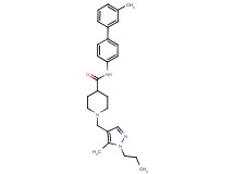 N-(3'-methyl-4-biphenylyl)-1-[(5-methyl-1-propyl-1H-pyrazol-4-yl)methyl]-4-piperidinecarboxamide