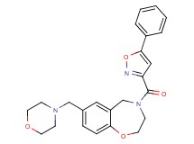 7-(4-morpholinylmethyl)-4-[(5-phenyl-3-isoxazolyl)carbonyl]-2,3,4,5-tetrahydro-1,4-benzoxazepine