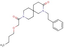 9-(butoxyacetyl)-2-(2-phenylethyl)-2,9-diazaspiro[5.5]undecan-3-one