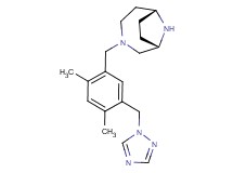 (1S*,6R*)-3-[2,4-dimethyl-5-(1H-1,2,4-triazol-1-ylmethyl)benzyl]-3,9-diazabicyclo[4.2.1]nonane