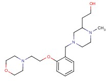 2-{1-methyl-4-[2-(2-morpholin-4-ylethoxy)benzyl]piperazin-2-yl}ethanol