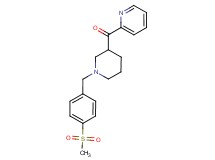 {1-[4-(methylsulfonyl)benzyl]piperidin-3-yl}(pyridin-2-yl)methanone