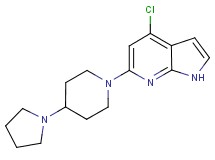 4-chloro-6-(4-pyrrolidin-1-ylpiperidin-1-yl)-1H-pyrrolo[2,3-b]pyridine