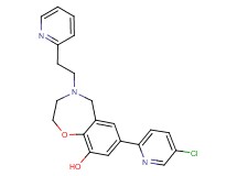 7-(5-chloropyridin-2-yl)-4-(2-pyridin-2-ylethyl)-2,3,4,5-tetrahydro-1,4-benzoxazepin-9-ol