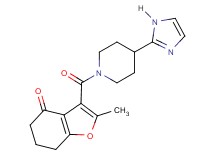 3-{[4-(1H-imidazol-2-yl)-1-piperidinyl]carbonyl}-2-methyl-6,7-dihydro-1-benzofuran-4(5H)-one