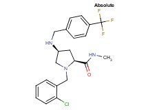 (4S)-1-(2-chlorobenzyl)-N-methyl-4-{[4-(trifluoromethyl)benzyl]amino}-L-prolinamide