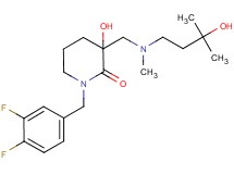 1-(3,4-difluorobenzyl)-3-hydroxy-3-{[(3-hydroxy-3-methylbutyl)(methyl)amino]methyl}piperidin-2-one