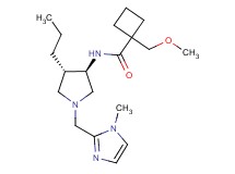 1-(methoxymethyl)-N-{rel-(3R,4S)-1-[(1-methyl-1H-imidazol-2-yl)methyl]-4-propyl-3-pyrrolidinyl}cyclobutanecarboxamide dihydrochloride