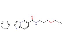 N-(3-ethoxypropyl)-2-phenylimidazo[1,2-a]pyridine-6-carboxamide