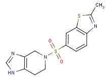 5-[(2-methyl-1,3-benzothiazol-6-yl)sulfonyl]-4,5,6,7-tetrahydro-1H-imidazo[4,5-c]pyridine