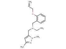 N-[2-(allyloxy)benzyl]-N-[(1,3-dimethyl-1H-pyrazol-5-yl)methyl]ethanamine