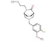 (1S*,5R*)-3-(4-fluoro-3-methoxybenzyl)-6-(2-methoxyethyl)-3,6-diazabicyclo[3.2.2]nonan-7-one