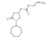N-allyl-N'-(1-cycloheptyl-5-oxo-3-pyrrolidinyl)urea