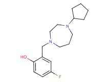 2-[(4-cyclopentyl-1,4-diazepan-1-yl)methyl]-4-fluorophenol