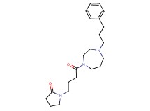 1-{4-oxo-4-[4-(3-phenylpropyl)-1,4-diazepan-1-yl]butyl}-2-pyrrolidinone