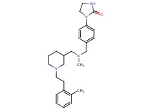 1-(4-{[methyl({1-[2-(2-methylphenyl)ethyl]-3-piperidinyl}methyl)amino]methyl}phenyl)-2-imidazolidinone