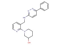 1-(3-{[(6-phenylpyridazin-3-yl)amino]methyl}pyridin-2-yl)piperidin-3-ol