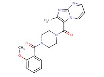 3-{[4-(2-methoxybenzoyl)piperazin-1-yl]carbonyl}-2-methylimidazo[1,2-a]pyrimidine