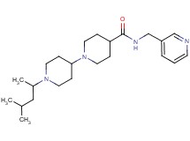 1'-(1,3-dimethylbutyl)-N-(3-pyridinylmethyl)-1,4'-bipiperidine-4-carboxamide