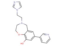 4-[2-(1H-imidazol-1-yl)ethyl]-7-pyridin-3-yl-2,3,4,5-tetrahydro-1,4-benzoxazepin-9-ol