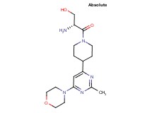 (2R)-2-amino-3-{4-[2-methyl-6-(4-morpholinyl)-4-pyrimidinyl]-1-piperidinyl}-3-oxo-1-propanol dihydrochloride