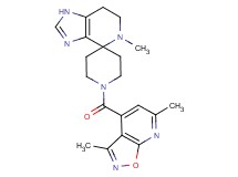 1'-[(3,6-dimethylisoxazolo[5,4-b]pyridin-4-yl)carbonyl]-5-methyl-1,5,6,7-tetrahydrospiro[imidazo[4,5-c]pyridine-4,4'-piperidine]