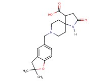8-[(2,2-dimethyl-2,3-dihydro-1-benzofuran-5-yl)methyl]-2-oxo-1,8-diazaspiro[4.5]decane-4-carboxylic acid