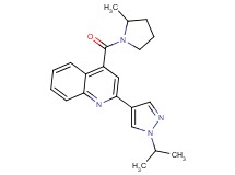 2-(1-isopropyl-1H-pyrazol-4-yl)-4-[(2-methylpyrrolidin-1-yl)carbonyl]quinoline