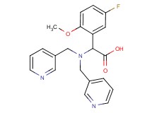 [bis(pyridin-3-ylmethyl)amino](5-fluoro-2-methoxyphenyl)acetic acid