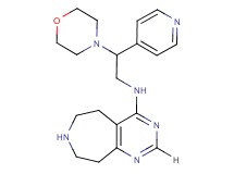 N-[2-(4-morpholinyl)-2-(4-pyridinyl)ethyl]-6,7,8,9-tetrahydro-5H-pyrimido[4,5-d]azepin-4-amine dihydrochloride
