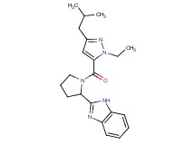 2-{1-[(1-ethyl-3-isobutyl-1H-pyrazol-5-yl)carbonyl]-2-pyrrolidinyl}-1H-benzimidazole