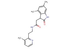 2-(4,6-dimethyl-2-oxo-2,3-dihydro-1H-indol-3-yl)-N-[2-(3-methylpyridin-2-yl)ethyl]acetamide