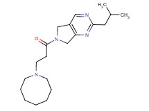 6-(3-azocan-1-ylpropanoyl)-2-isobutyl-6,7-dihydro-5H-pyrrolo[3,4-d]pyrimidine