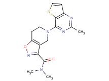 N,N-dimethyl-5-(2-methylthieno[3,2-d]pyrimidin-4-yl)-4,5,6,7-tetrahydroisoxazolo[4,5-c]pyridine-3-carboxamide
