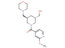 [(3S*,5R*)-1-(2-methoxyisonicotinoyl)-5-(4-morpholinylmethyl)-3-piperidinyl]methanol