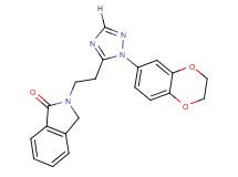 2-{2-[1-(2,3-dihydro-1,4-benzodioxin-6-yl)-1H-1,2,4-triazol-5-yl]ethyl}isoindolin-1-one