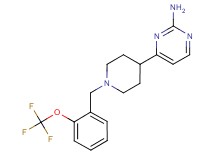 4-{1-[2-(trifluoromethoxy)benzyl]piperidin-4-yl}pyrimidin-2-amine