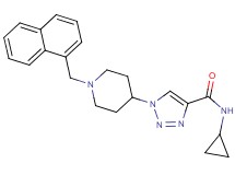 N-cyclopropyl-1-[1-(1-naphthylmethyl)-4-piperidinyl]-1H-1,2,3-triazole-4-carboxamide