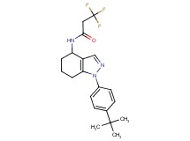 N-[1-(4-tert-butylphenyl)-4,5,6,7-tetrahydro-1H-indazol-4-yl]-3,3,3-trifluoropropanamide