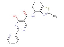 4-hydroxy-N-(2-methyl-4,5,6,7-tetrahydro-1,3-benzothiazol-4-yl)-2-pyridin-2-ylpyrimidine-5-carboxamide