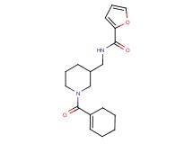 N-{[1-(1-cyclohexen-1-ylcarbonyl)-3-piperidinyl]methyl}-2-furamide