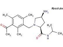 (2S,4S)-1-(3-acetyl-2,4,6-trimethylbenzyl)-4-amino-N-isopropylpyrrolidine-2-carboxamide