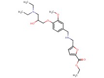 ethyl 5-[({4-[3-(diethylamino)-2-hydroxypropoxy]-3-methoxybenzyl}amino)methyl]-2-furoate