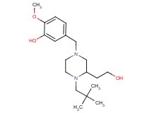 5-{[4-(2,2-dimethylpropyl)-3-(2-hydroxyethyl)-1-piperazinyl]methyl}-2-methoxyphenol