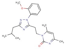1-{2-[3-isobutyl-1-(2-methoxyphenyl)-1H-1,2,4-triazol-5-yl]ethyl}-4,6-dimethylpyrimidin-2(1H)-one