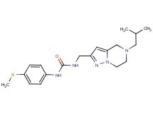 N-[(5-isobutyl-4,5,6,7-tetrahydropyrazolo[1,5-a]pyrazin-2-yl)methyl]-N'-[4-(methylthio)phenyl]urea